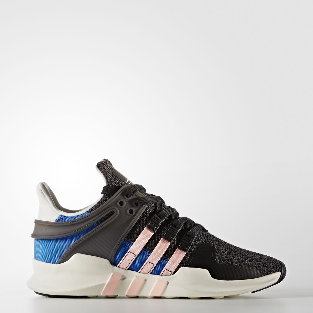 Adidas Eqt Support Adv - Originals γυναικεια - Μαυρα/Κοραλι/Μπλε,Μέγεθος: EU 36 – 54 2/3 (279XRBME)